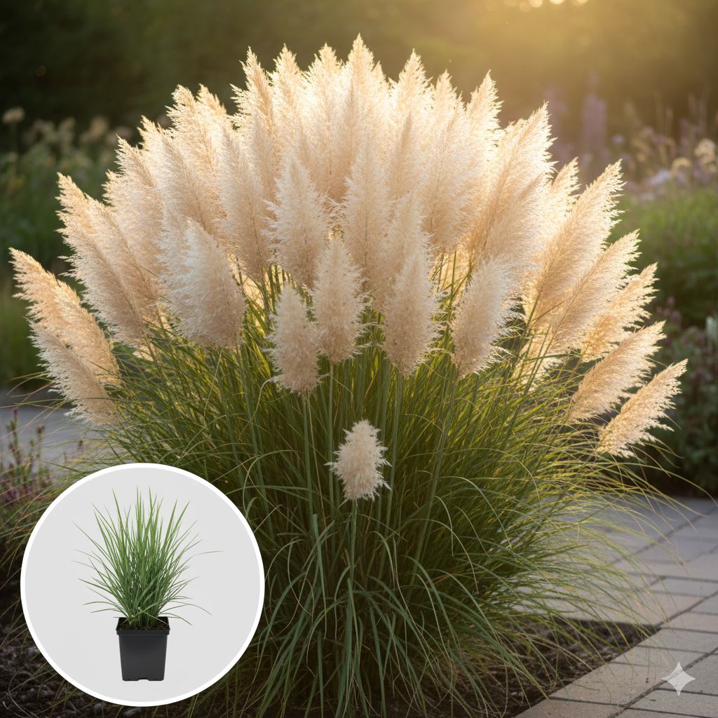 Cortaderia selloana - Pampas trava